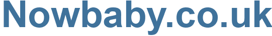Nowbaby.co.uk - Nowbaby.co Website
