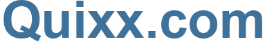 Quixx.com - Quixx Website