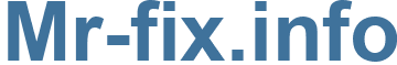 Mr-fix.info - Mr-fix Website