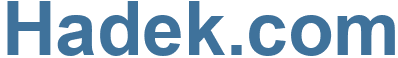 Hadek.com - Hadek Website
