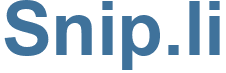 Snip.li - Snip Website