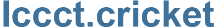 Iccct.cricket - Iccct Website