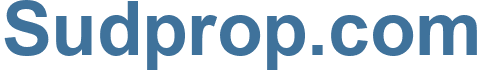 Sudprop.com - Sudprop Website