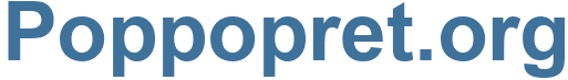 Poppopret.org - Poppopret Website
