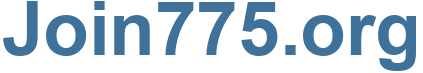 Join775.org - Join775 Website