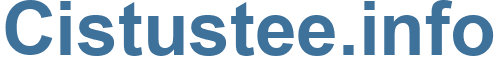 Cistustee.info - Cistustee Website