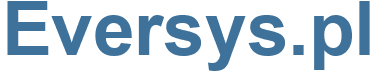 Eversys.pl - Eversys Website