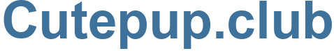 Cutepup.club - Cutepup Website
