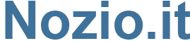 Nozio.it - Nozio Website