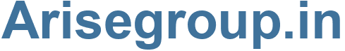 Arisegroup.in - Arisegroup Website