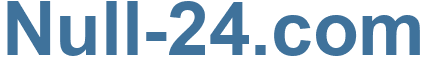 Null-24.com - Null-24 Website
