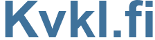 Kvkl.fi - Kvkl Website