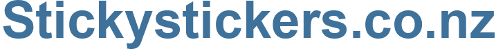 Stickystickers.co.nz - Stickystickers.co Website