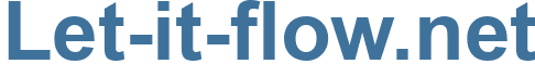 Let-it-flow.net - Let-it-flow Website