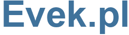 Evek.pl - Evek Website