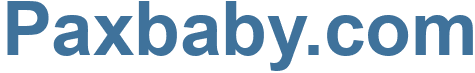 Paxbaby.com - Paxbaby Website