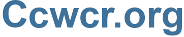 Ccwcr.org - Ccwcr Website