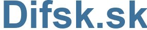 Difsk.sk - Difsk Website