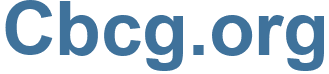 Cbcg.org - Cbcg Website
