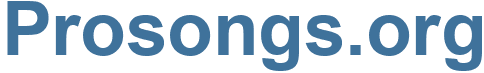 Prosongs.org - Prosongs Website