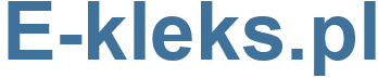 E-kleks.pl - E-kleks Website