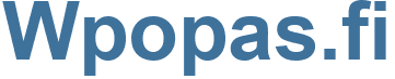 Wpopas.fi - Wpopas Website