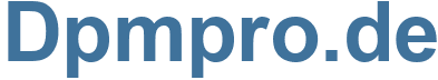 Dpmpro.de - Dpmpro Website