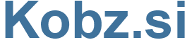 Kobz.si - Kobz Website