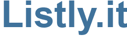 Listly.it - Listly Website