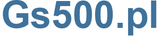 Gs500.pl - Gs500 Website