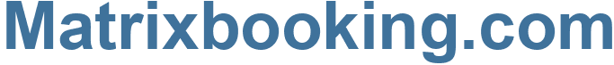 Matrixbooking.com - Matrixbooking Website