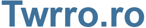 Twrro.ro - Twrro Website