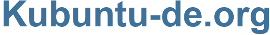 Kubuntu-de.org - Kubuntu-de Website