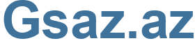Gsaz.az - Gsaz Website