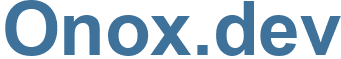 Onox.dev - Onox Website