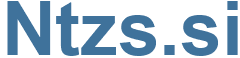 Ntzs.si - Ntzs Website