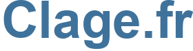 Clage.fr - Clage Website