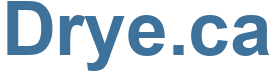 Drye.ca - Drye Website