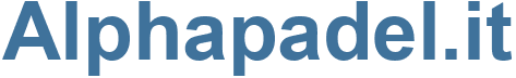 Alphapadel.it - Alphapadel Website
