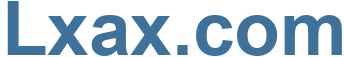 Lxax.com - Lxax Website