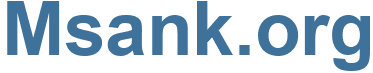 Msank.org - Msank Website
