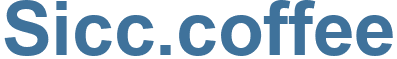 Sicc.coffee - Sicc Website