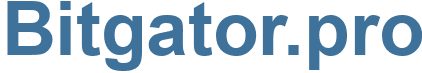 Bitgator.pro - Bitgator Website