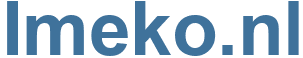 Imeko.nl - Imeko Website