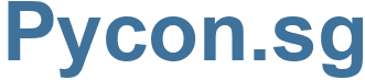 Pycon.sg - Pycon Website
