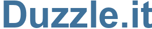 Duzzle.it - Duzzle Website