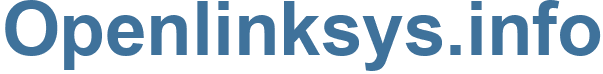 Openlinksys.info - Openlinksys Website
