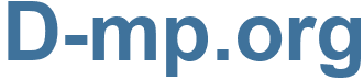 D-mp.org - D-mp Website