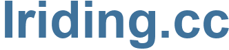 Iriding.cc - Iriding Website