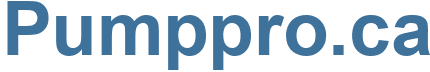 Pumppro.ca - Pumppro Website
